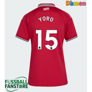 Manchester United Leny Yoro #15 Replik Heimtrikot Damen 2026-27 Kurzarm